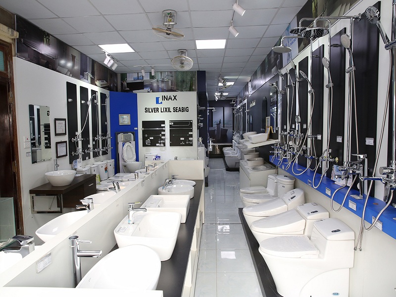 showroom <span class='marker'>thiết bị</span> vệ sinh Inax SEABIG