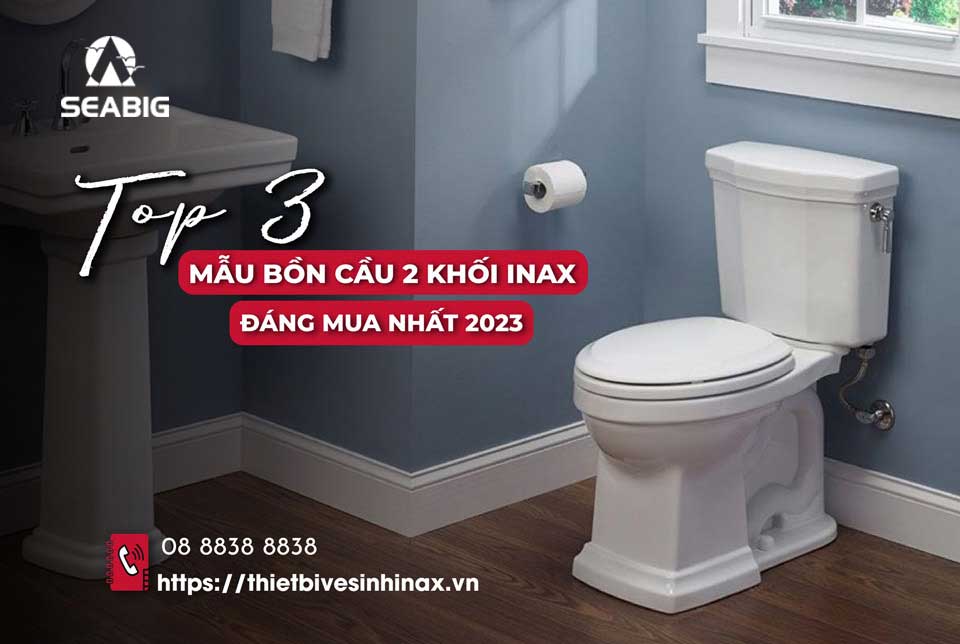 Mẫu bồn cầu inax 2 khối siêu khuyến mãi chào thu 2023