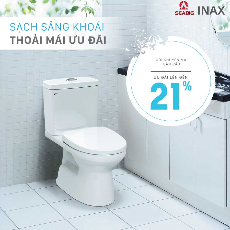 bồn cầu inax 2 khối