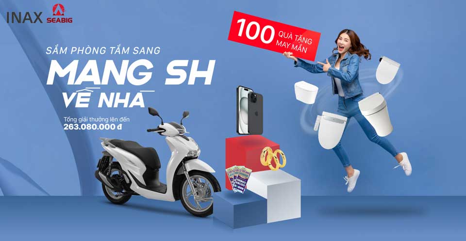 khuyến mãi hè thiết bị vệ sinh inax