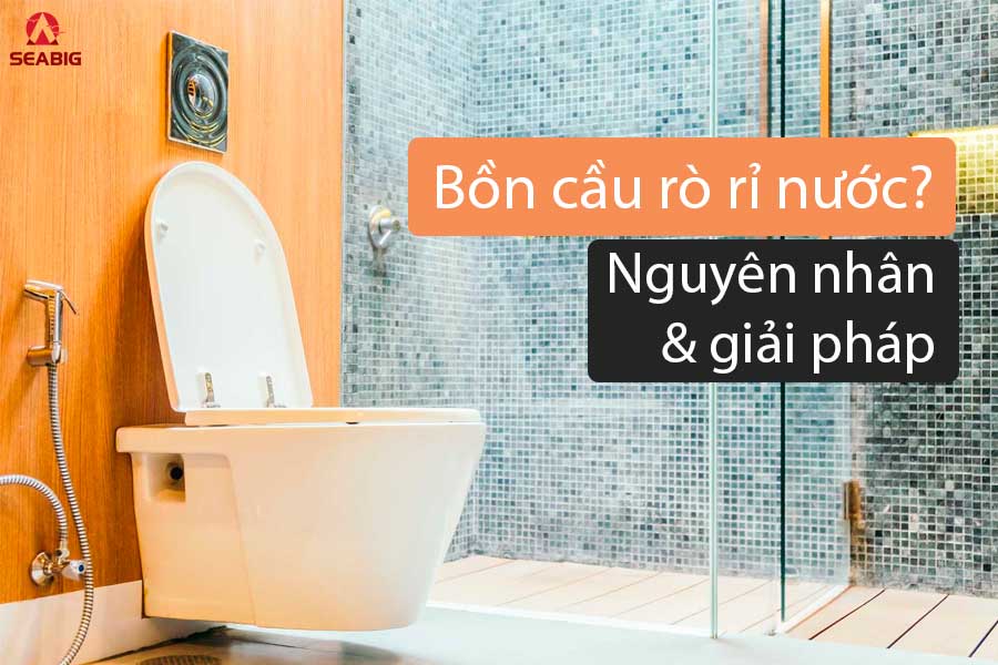 hướng dẫn cách xử lý bồn cầu Inax bị rỉ nước